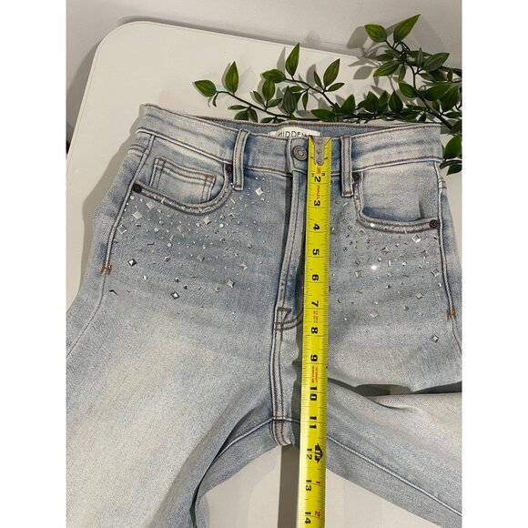 Hidden Logan High-Rise Dad Jeans Size 24 With Rhinestone - Picture 12 of 16